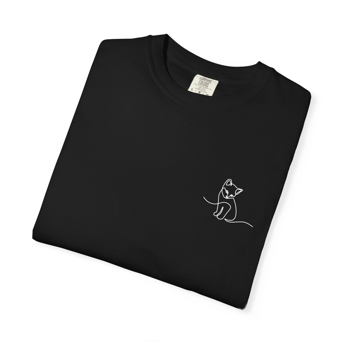 Cat Line Art Tee