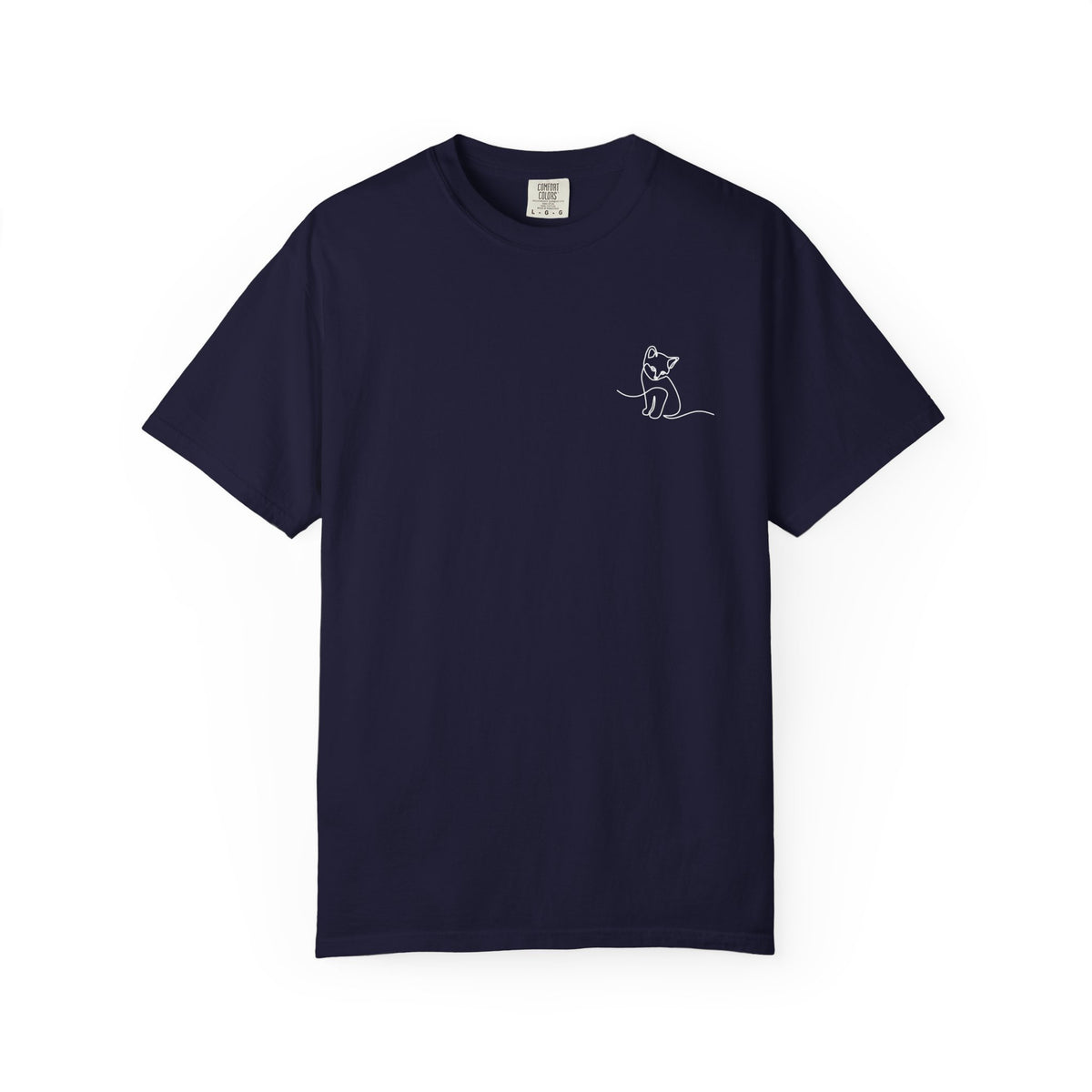 Cat Line Art Tee