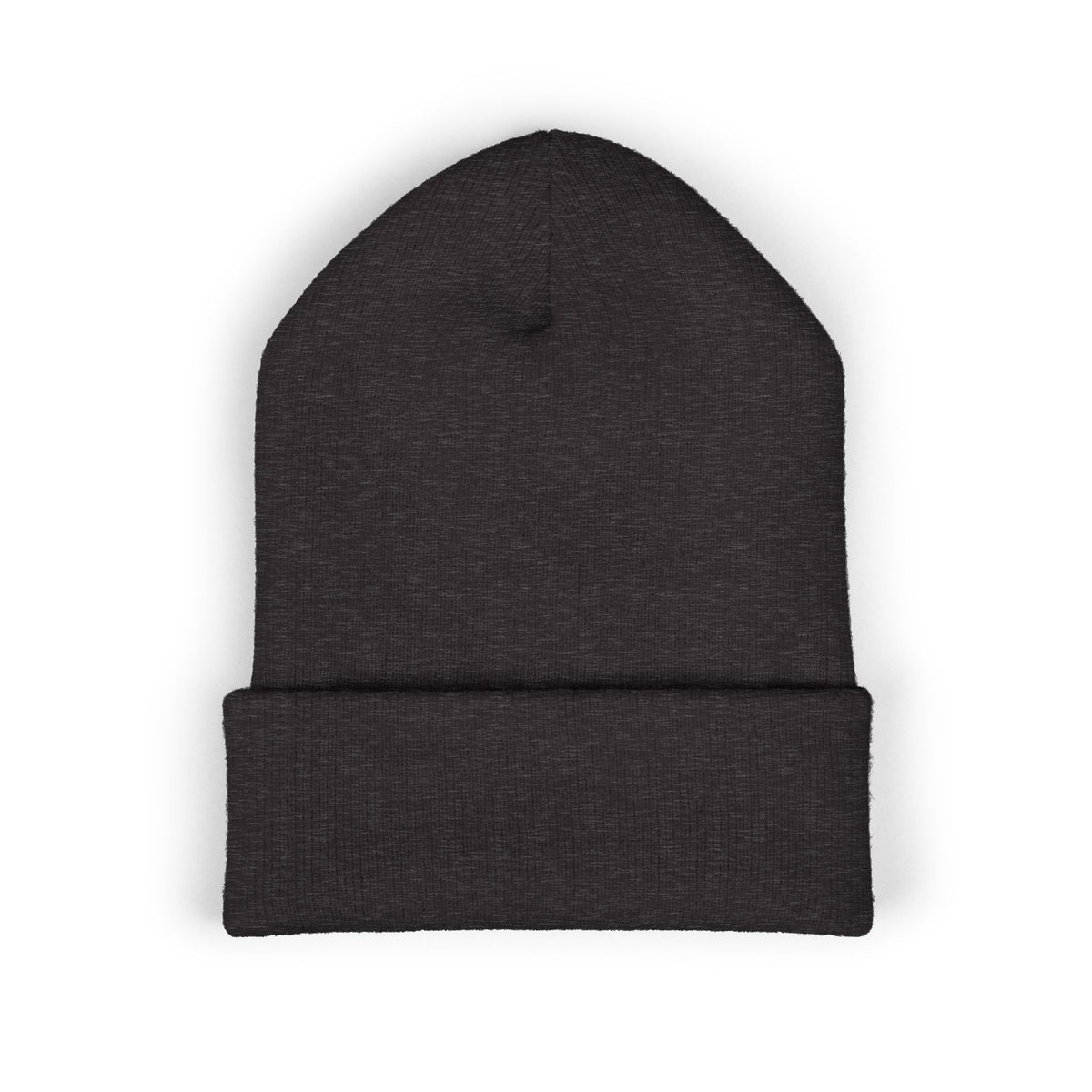 Embroidered Cat Cuffed Beanie