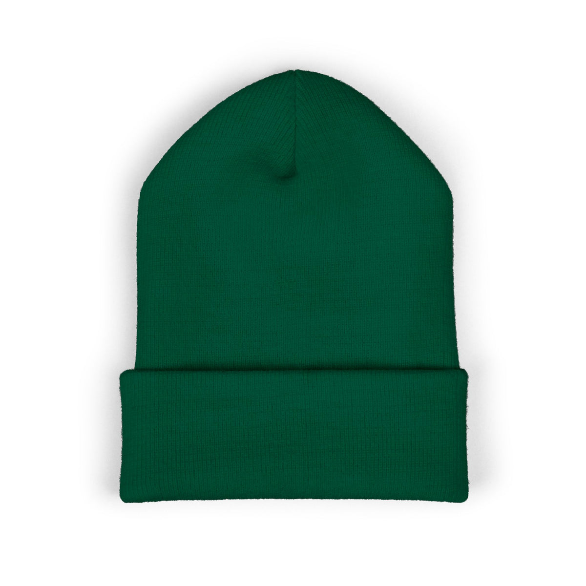 Embroidered Cat Cuffed Beanie