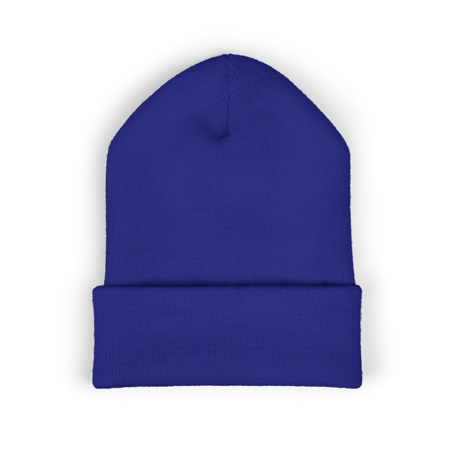 Embroidered Cat Cuffed Beanie