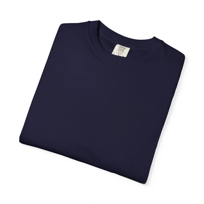 Minimal Line Art Cat T-Shirt — Small Chest Sketch Tee
