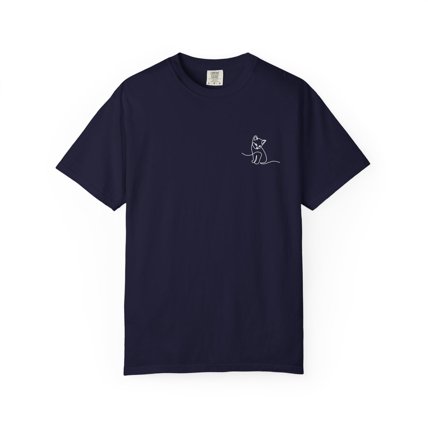 Cat Line Art Tee