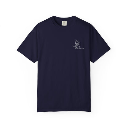 Cat Line Art Tee