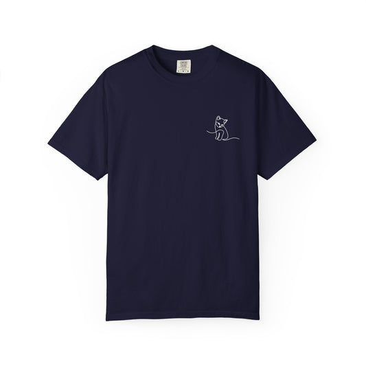 Cat Line Art Tee