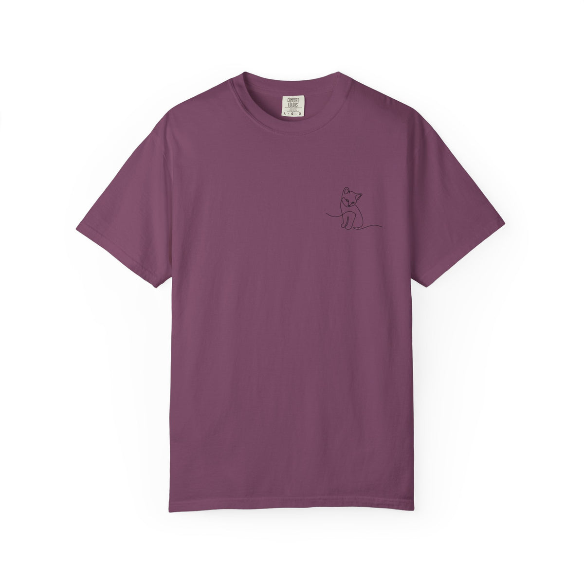 Line Art Cat T-Shirt