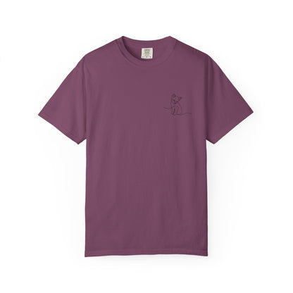 Line Art Cat T-Shirt