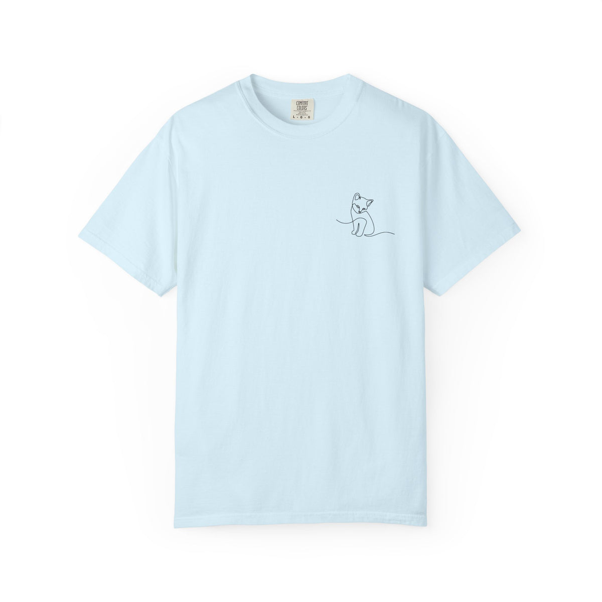 Line Art Cat T-Shirt