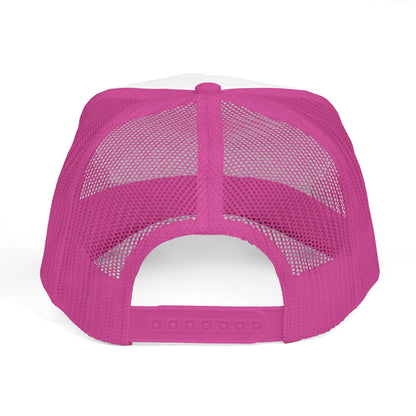 Vintage Cat Trucker Cap - Retro Emblem Mesh Hat
