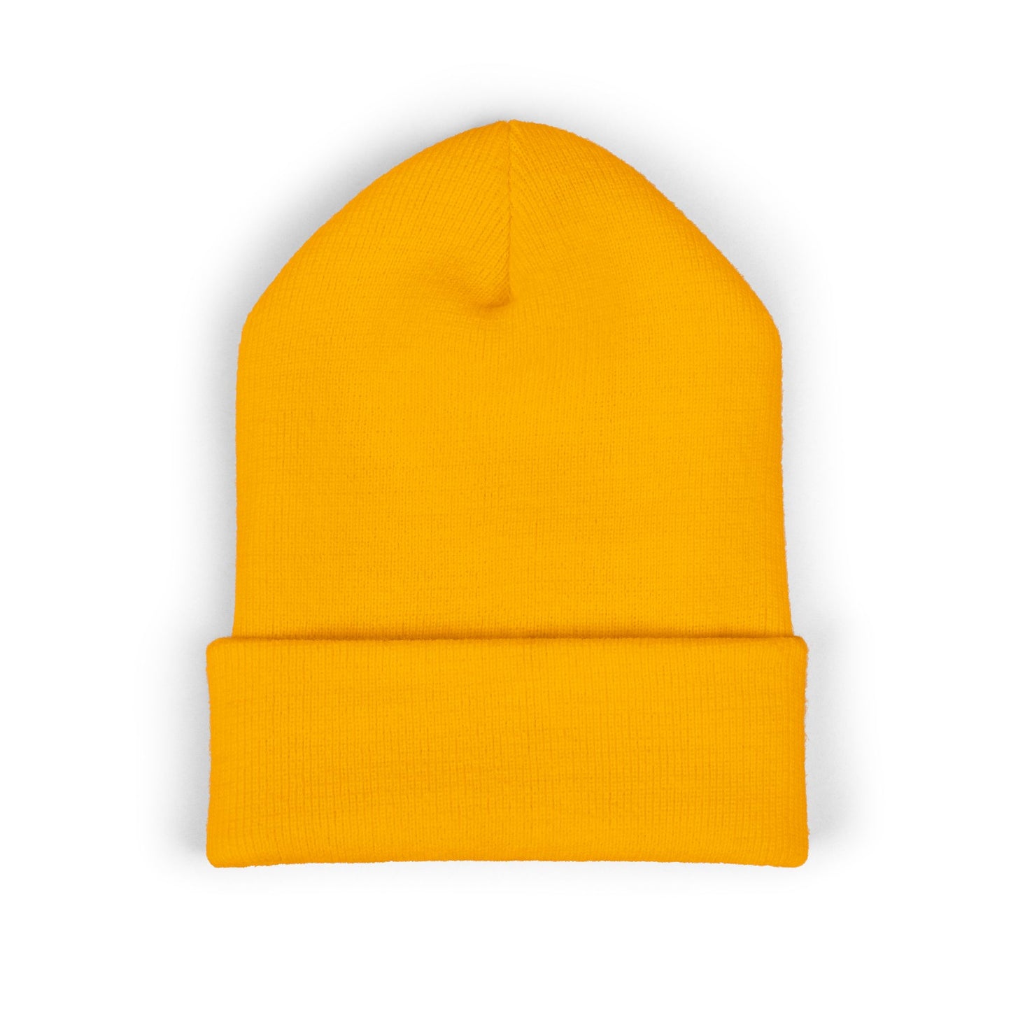 Embroidered Cat Cuffed Beanie