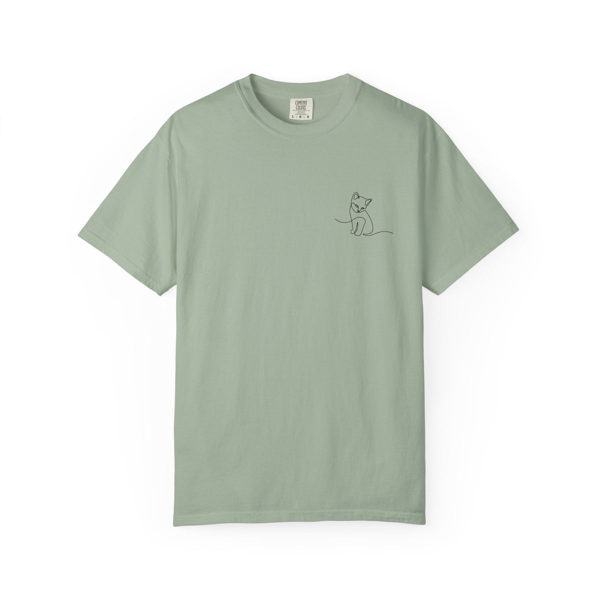 Line Art Cat T-Shirt