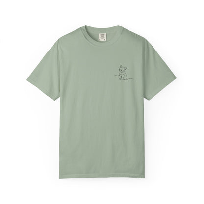 Line Art Cat T-Shirt