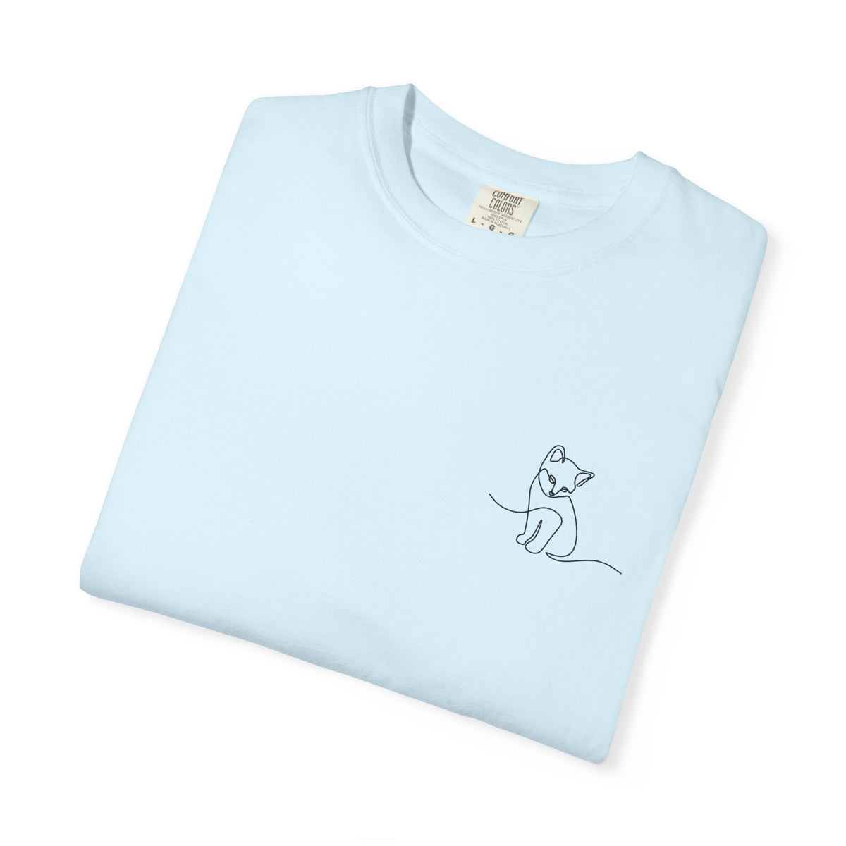 Line Art Cat T-Shirt