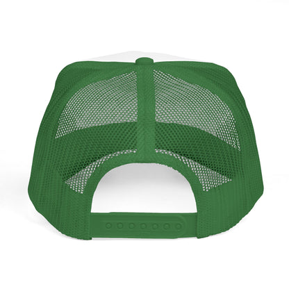 Minimal Line Art Cat Trucker Cap