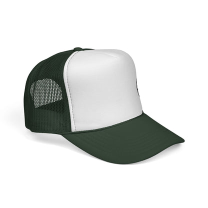 Vintage Cat Trucker Cap - Retro Emblem Mesh Hat