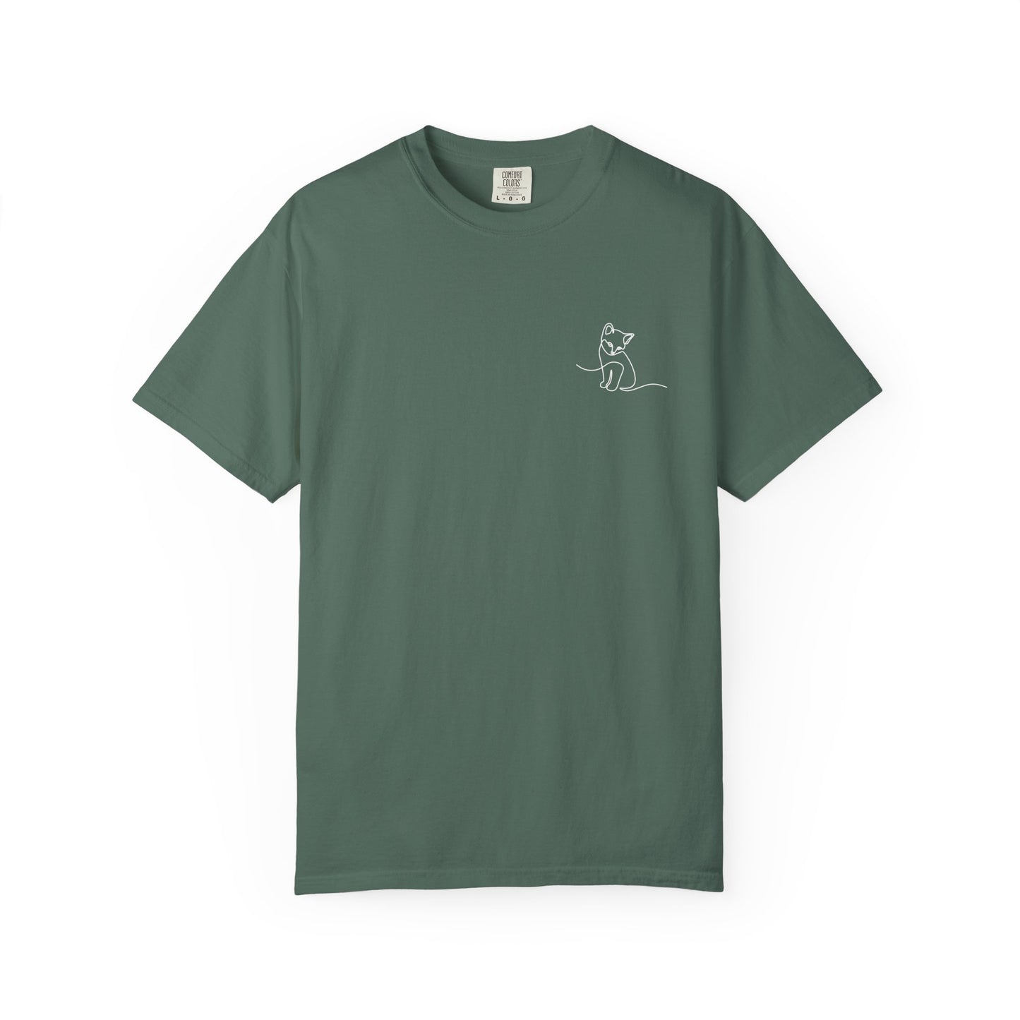 Cat Line Art Tee