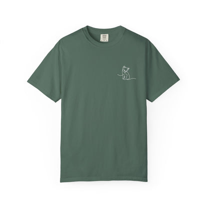 Cat Line Art Tee