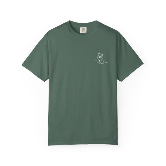 Cat Line Art Tee