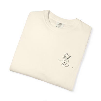 Line Art Cat T-Shirt