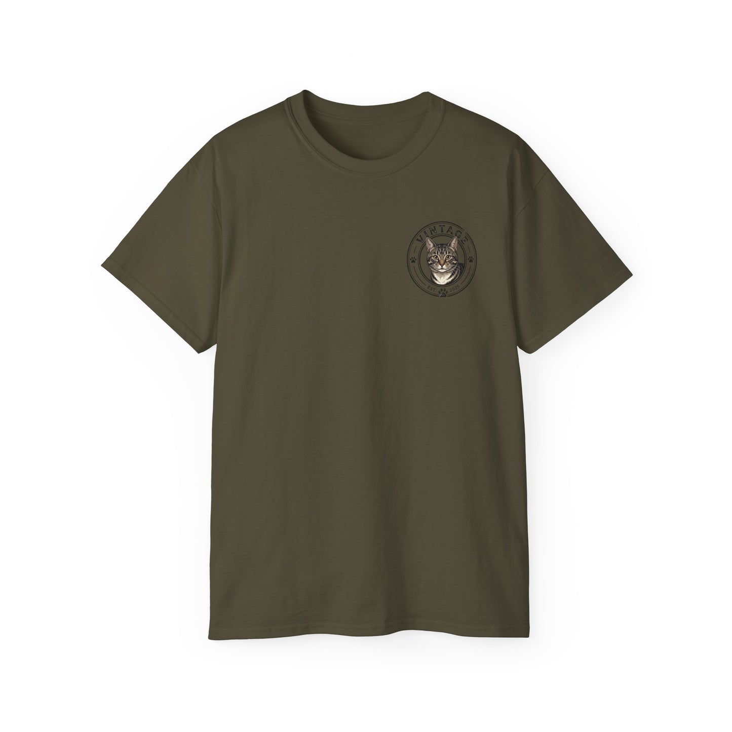 Vintage Graphic Chest Logo T-Shirt