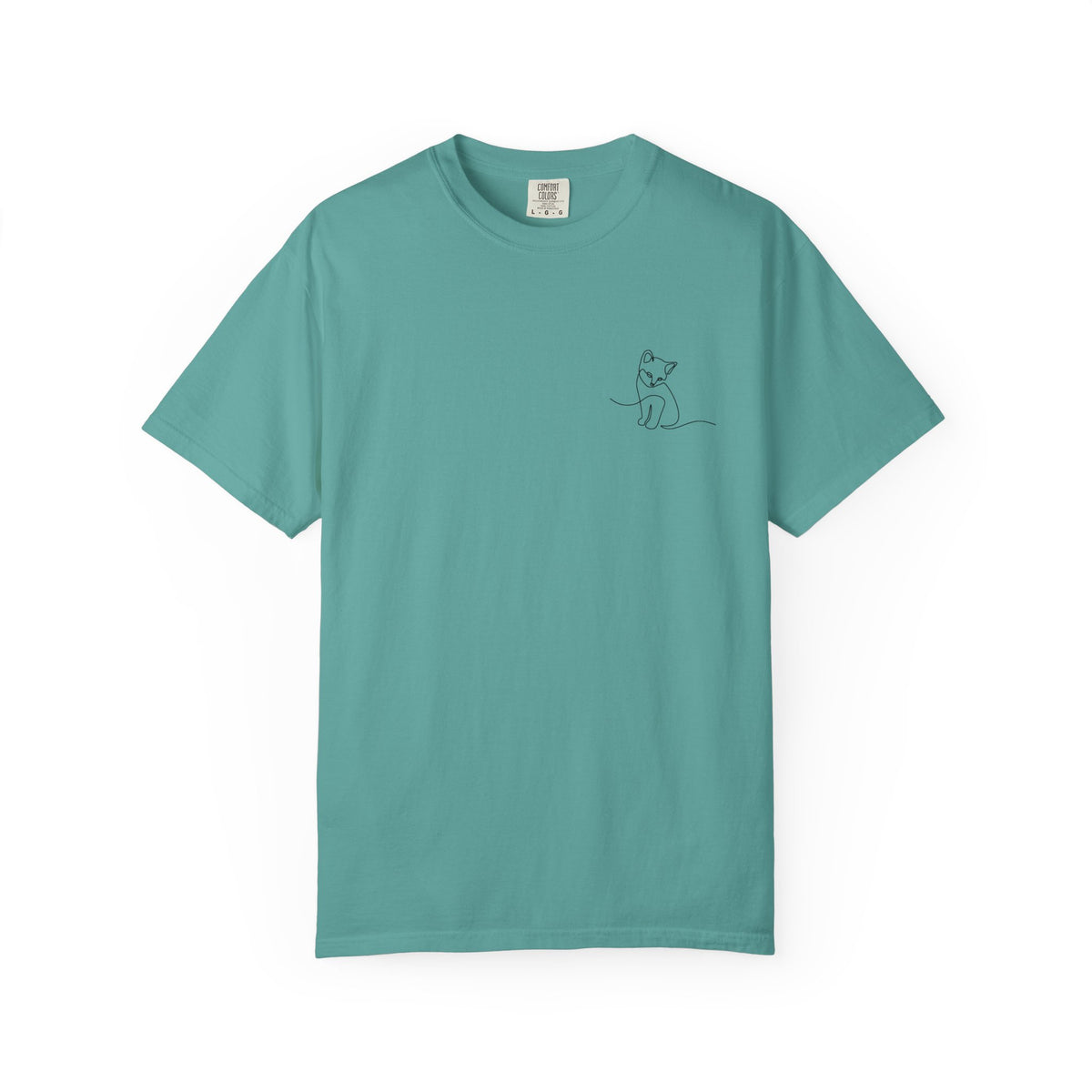 Line Art Cat T-Shirt