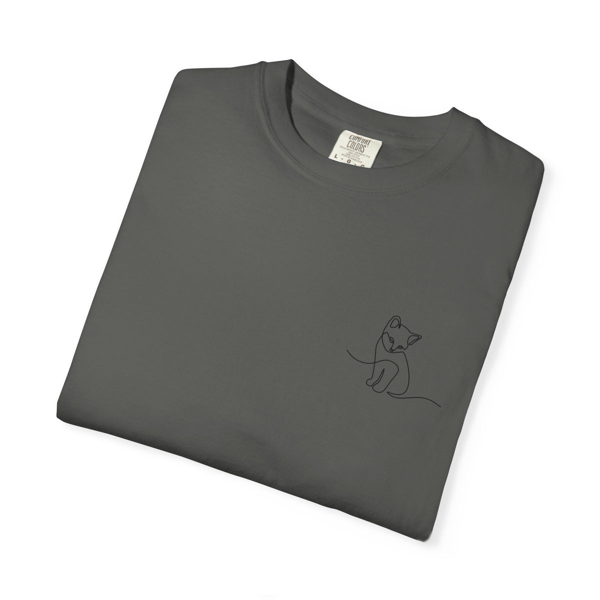 Line Art Cat T-Shirt