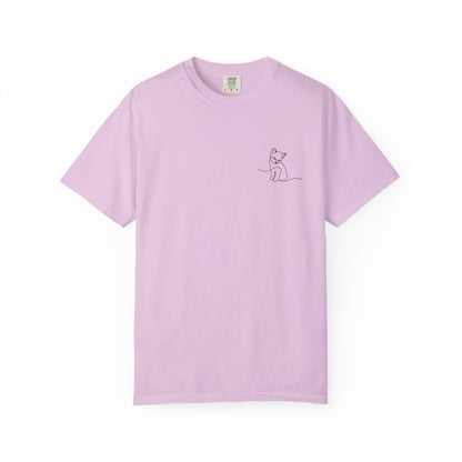 Line Art Cat T-Shirt