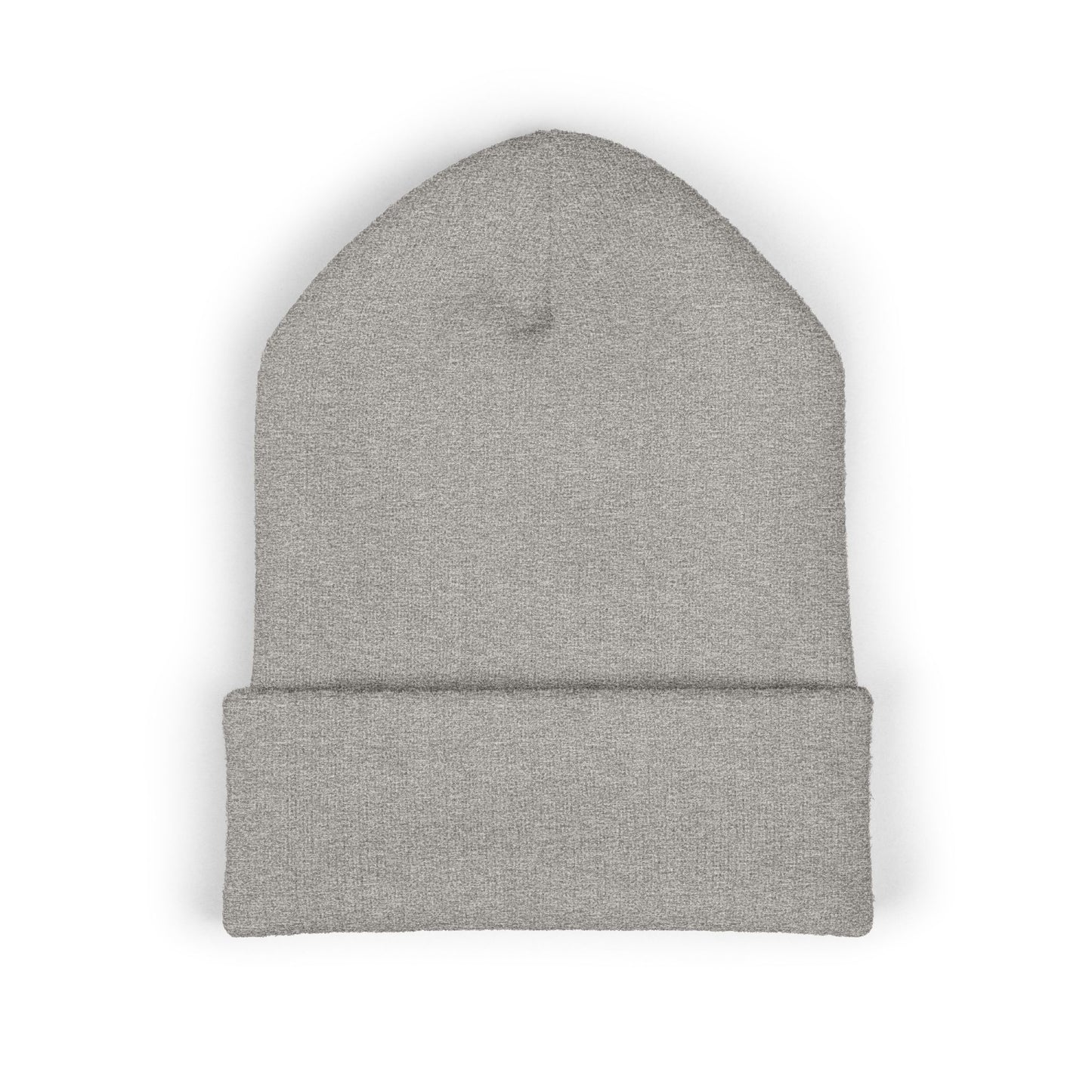 Embroidered Cat Cuffed Beanie