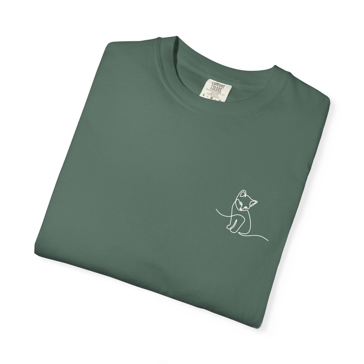 Cat Line Art Tee