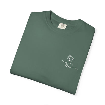 Cat Line Art Tee