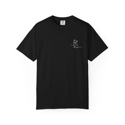 Cat Line Art Tee