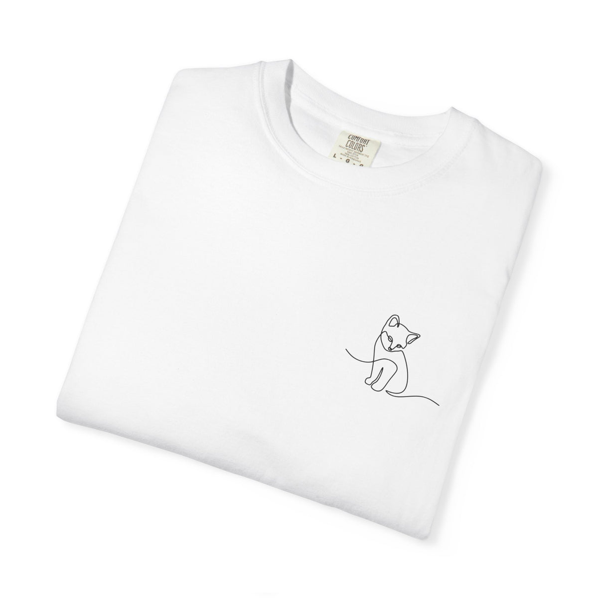 Line Art Cat T-Shirt
