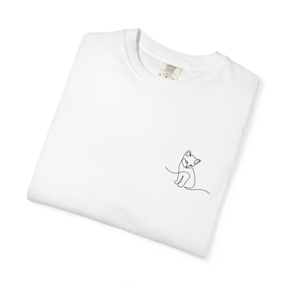 Line Art Cat T-Shirt