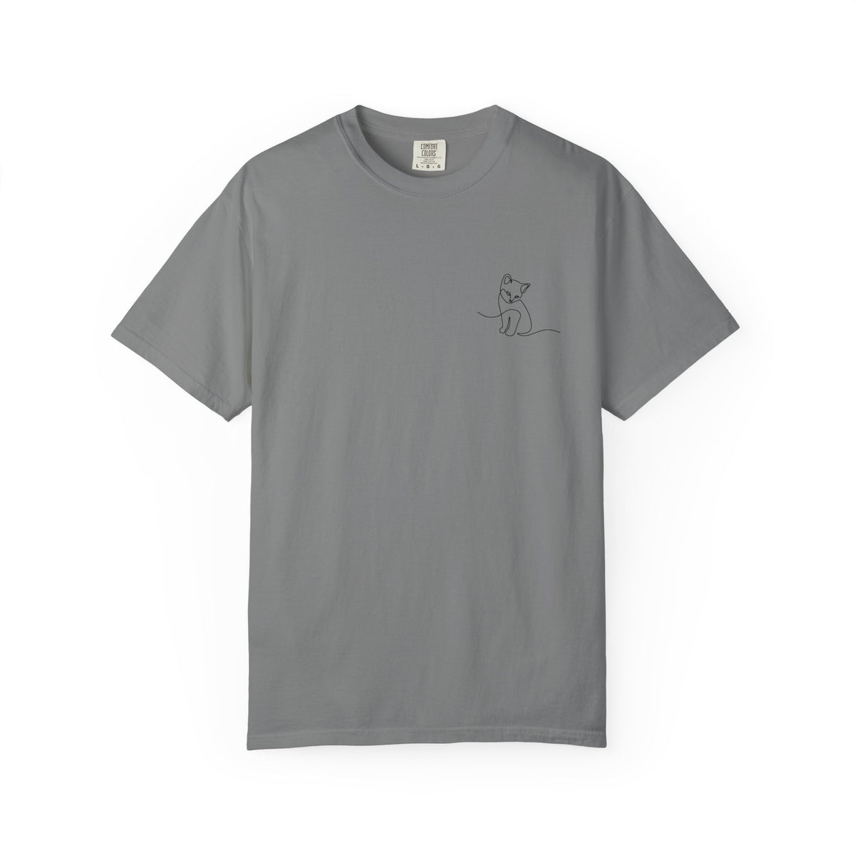 Line Art Cat T-Shirt