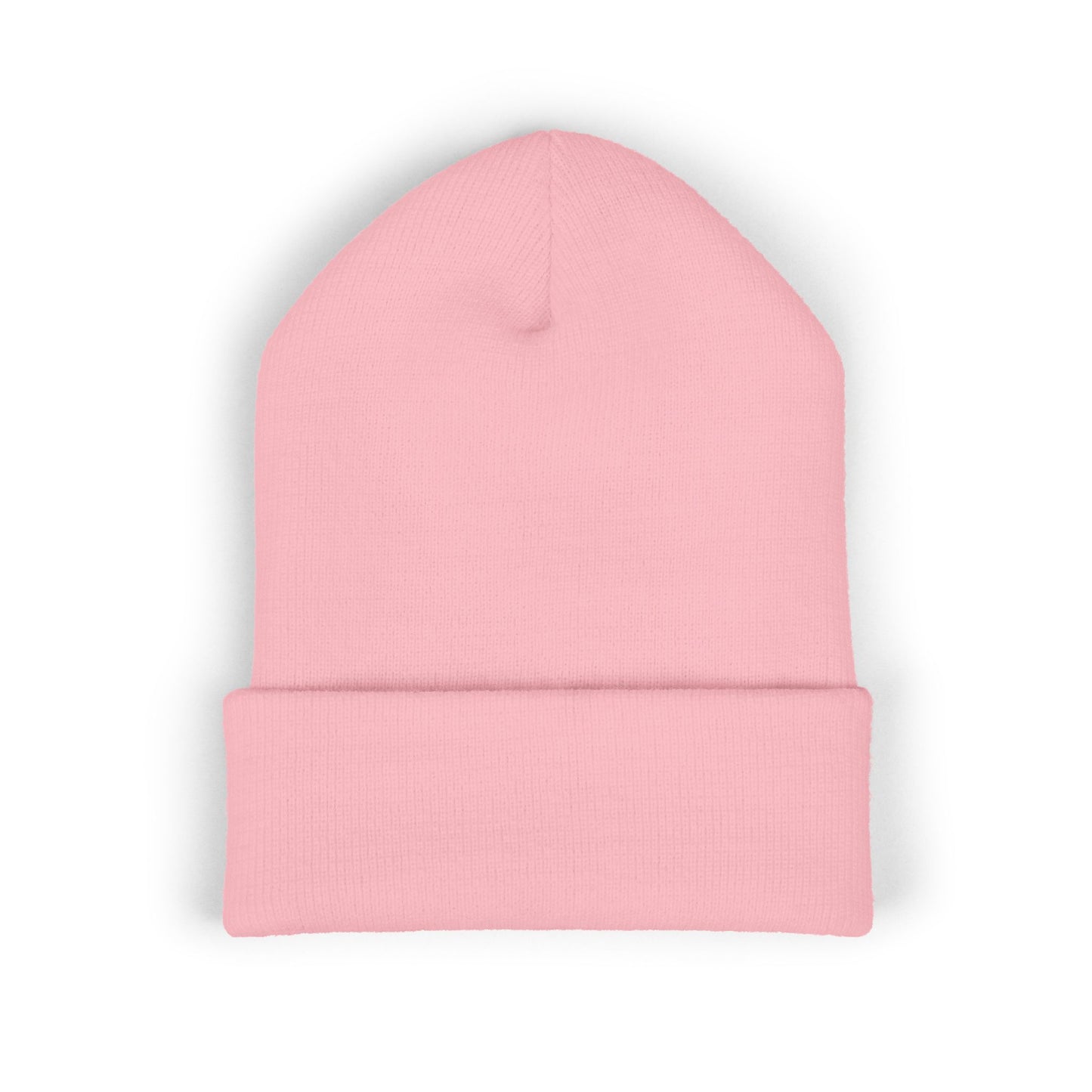 Embroidered Cat Cuffed Beanie