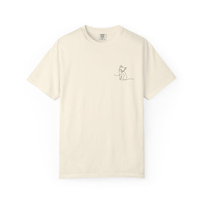 Line Art Cat T-Shirt