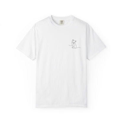 Line Art Cat T-Shirt
