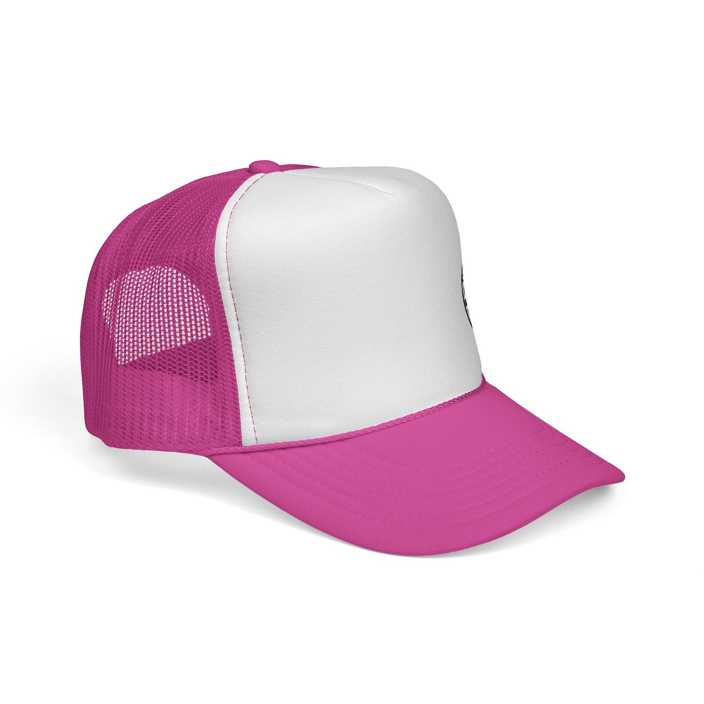 Vintage Cat Trucker Cap - Retro Emblem Mesh Hat